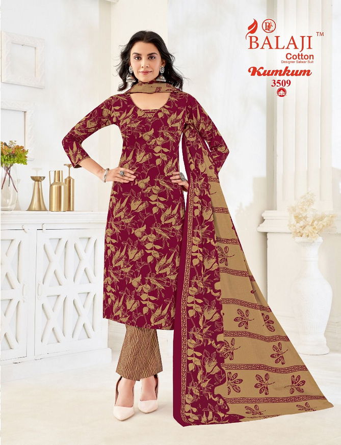 Kumkum Vol 35 By Balaji Pure Cotton Dress Material Wholesale Market In Surat
